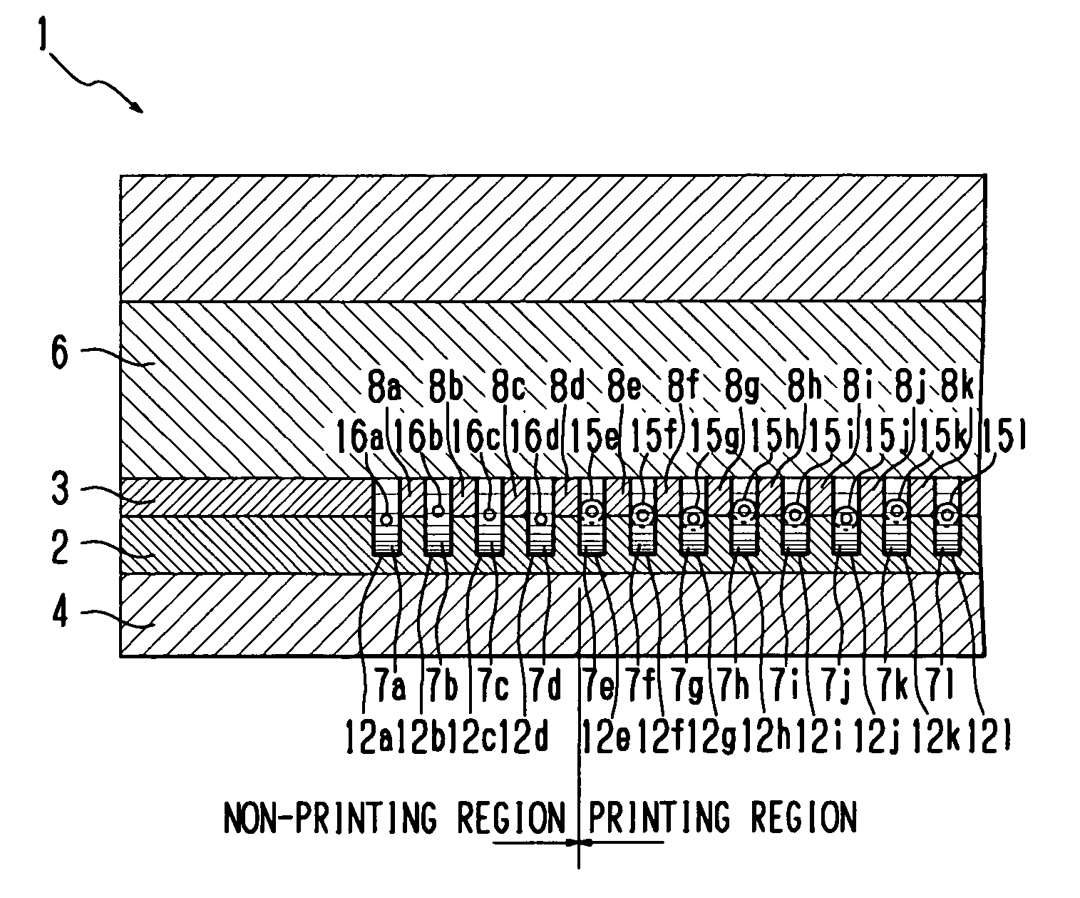 Ink jet head and ink jet printer capable of preventing variation of a volume of an ink droplet due to cross talk