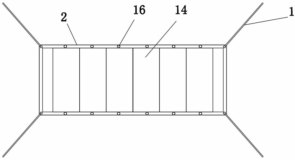 Building outer wall construction platform