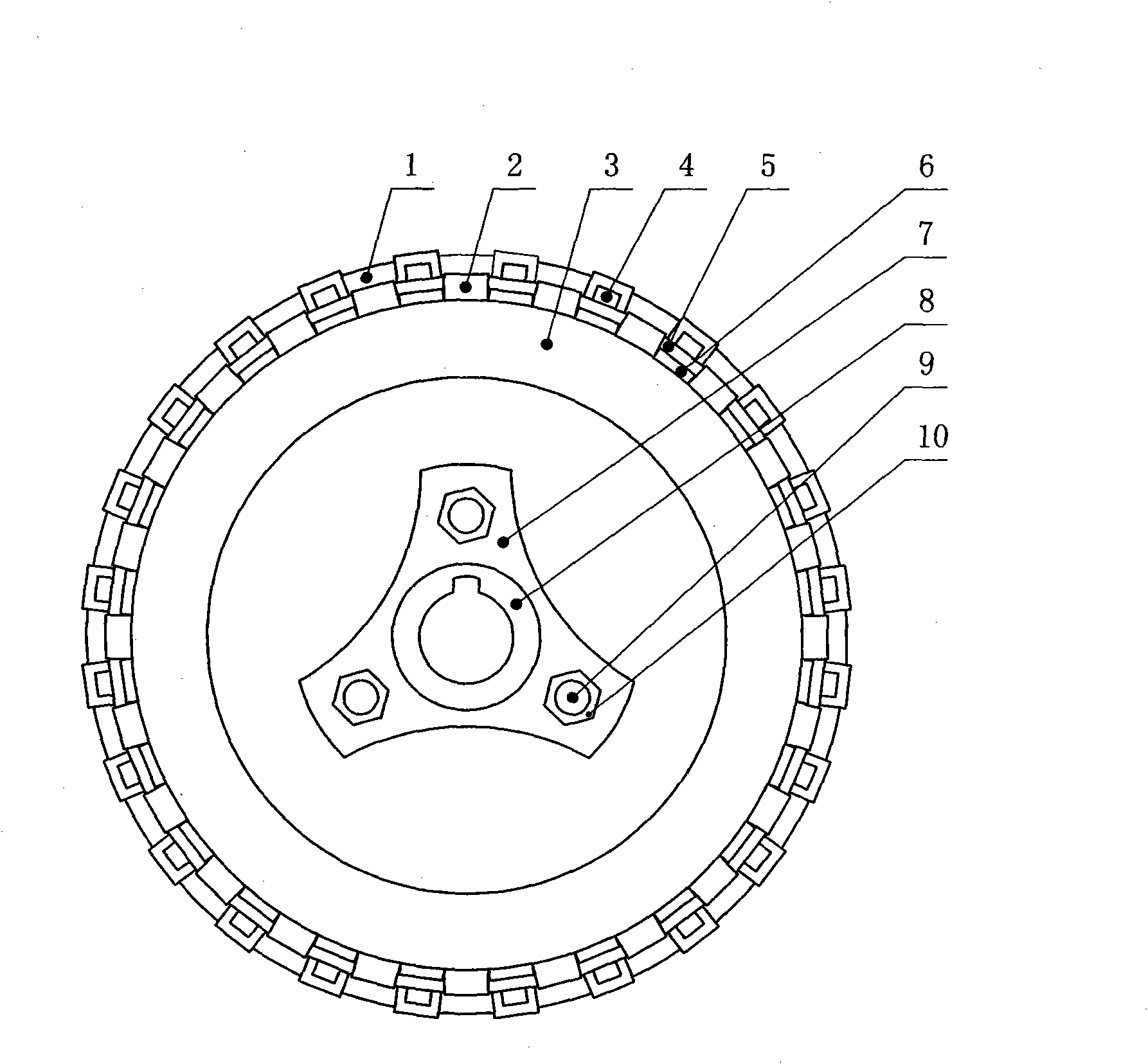 Resilient disc type coupling