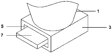 Material charge device for plastic particles