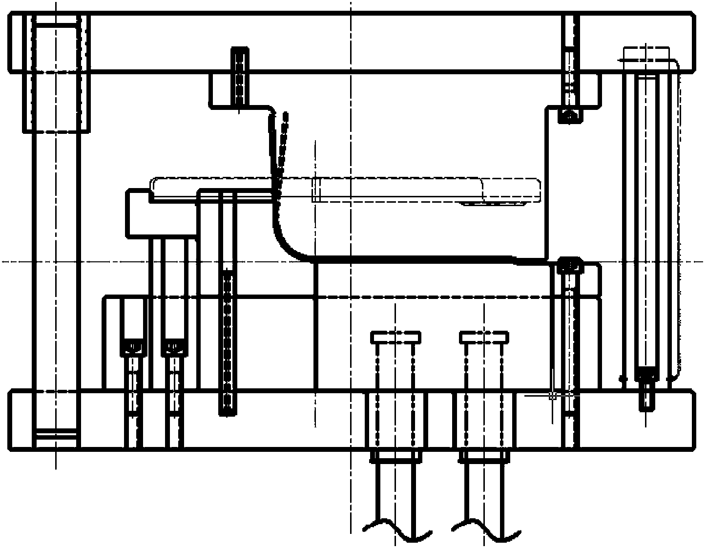 Rectification method for improper flanging angle and uneven flanging surface of automobile L-shaped stamping parts