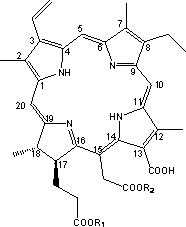 Metal complex of chlorophyll degradation product chlorin e6 derivatives as well as preparation method and applications of metal complex