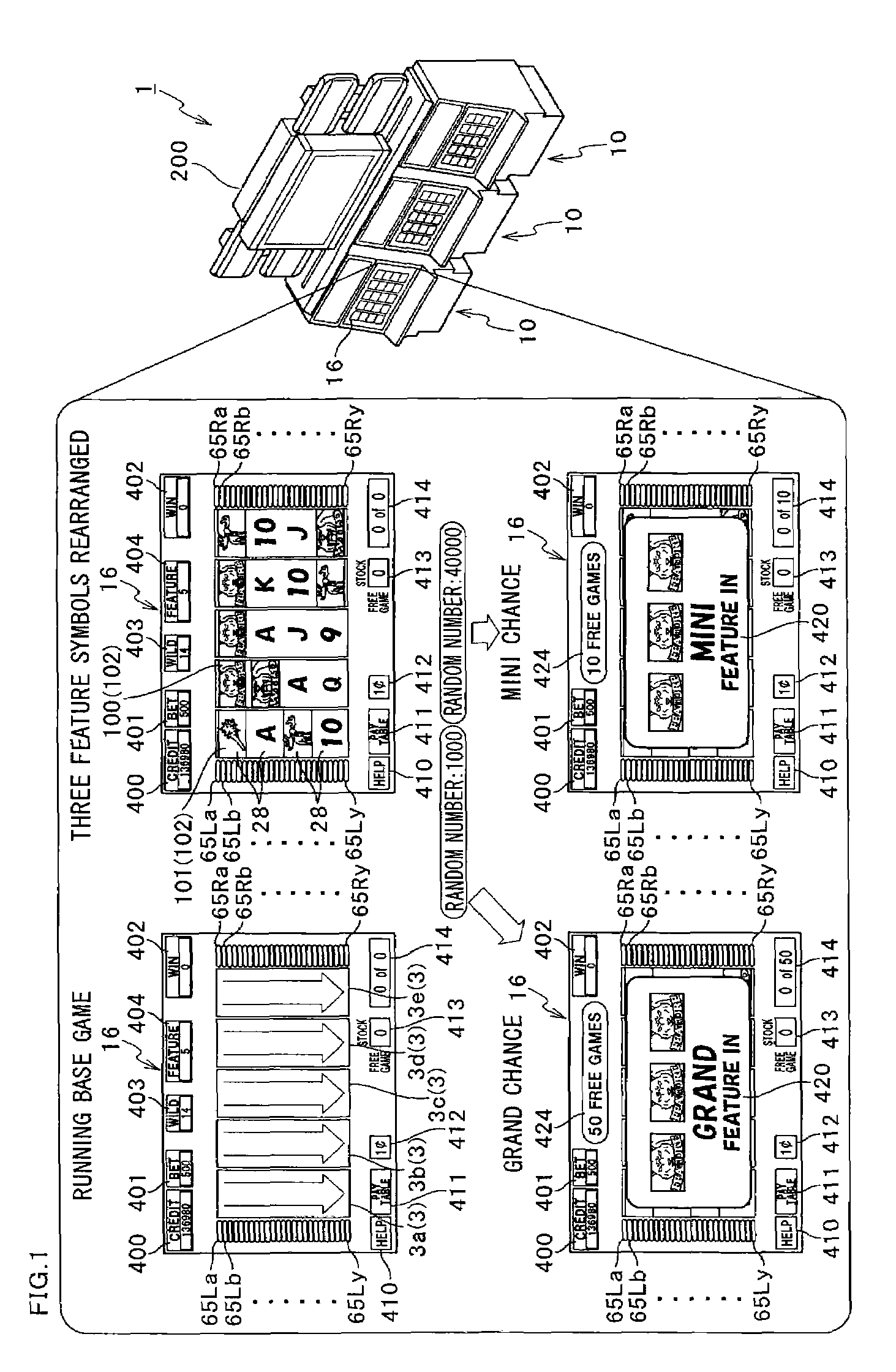 Gaming system and control method thereof which determines transition to special game