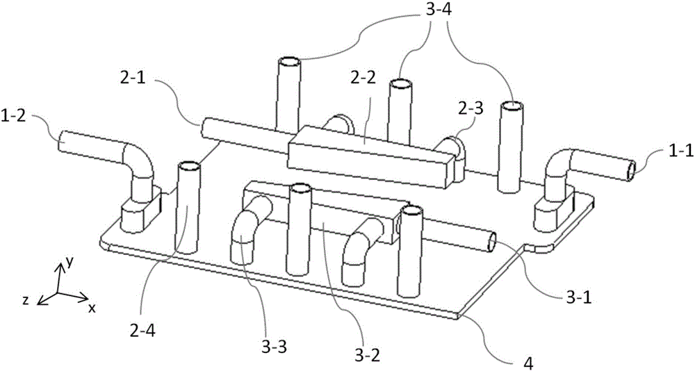 Fuel cell stack with comprehensive cross-cocurrent-convection optimization characteristic