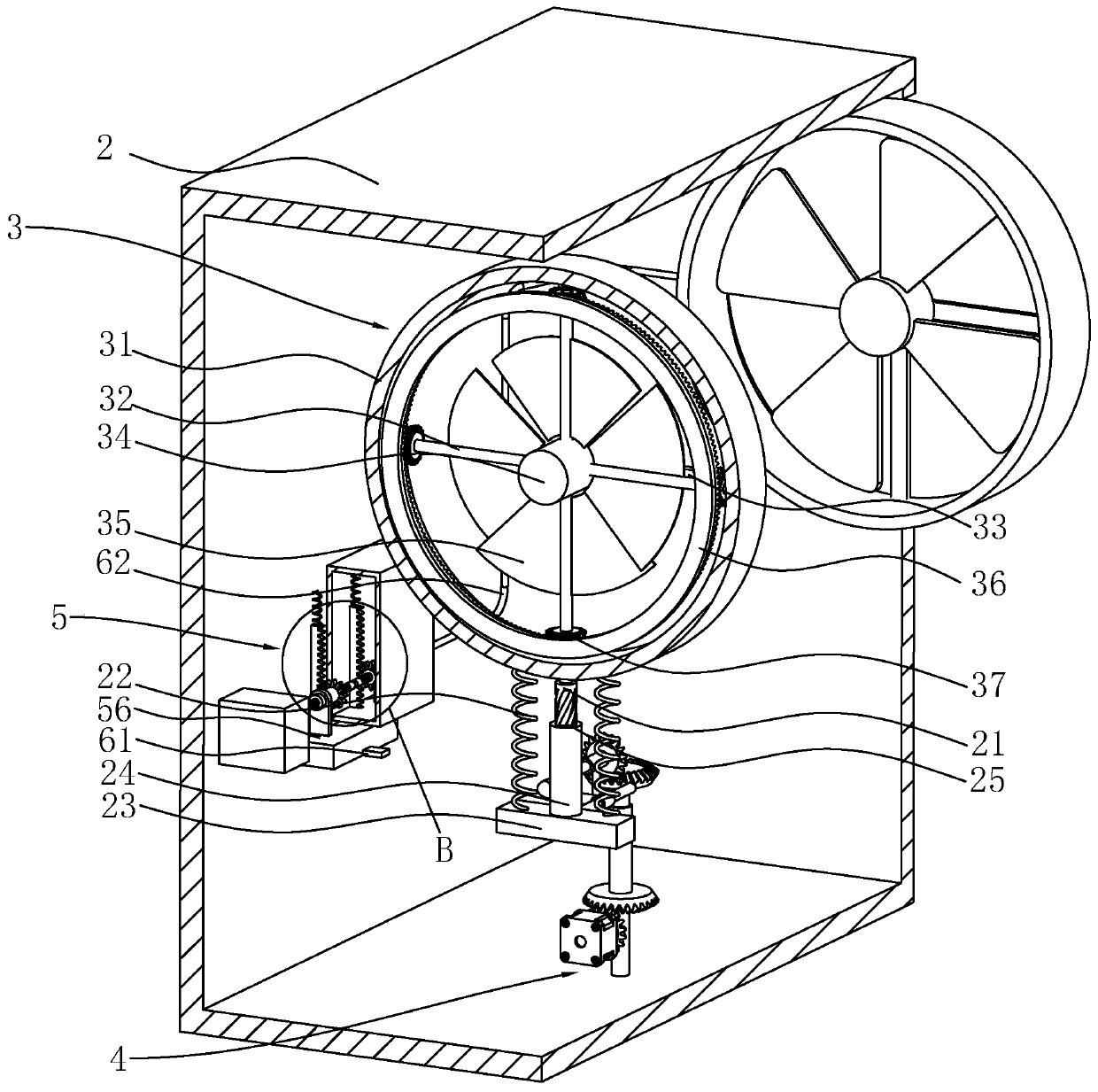 Oxygen adjusting system for air conditioner