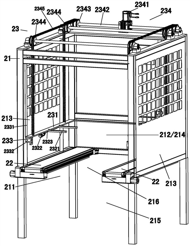 Automated fast batch scanning code assembly line for small express mail and its processing method