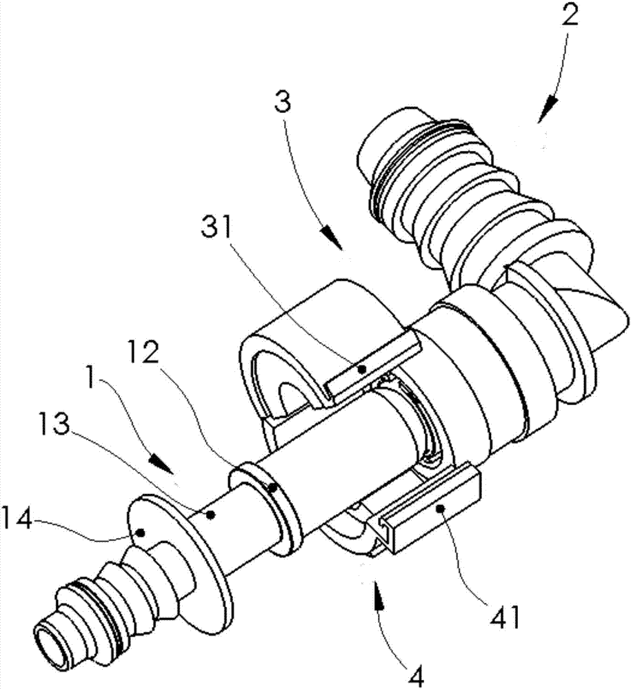 A split type automobile fuel pipe quick connector