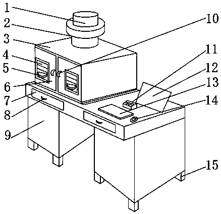 Sound insulation type laser grinding machine
