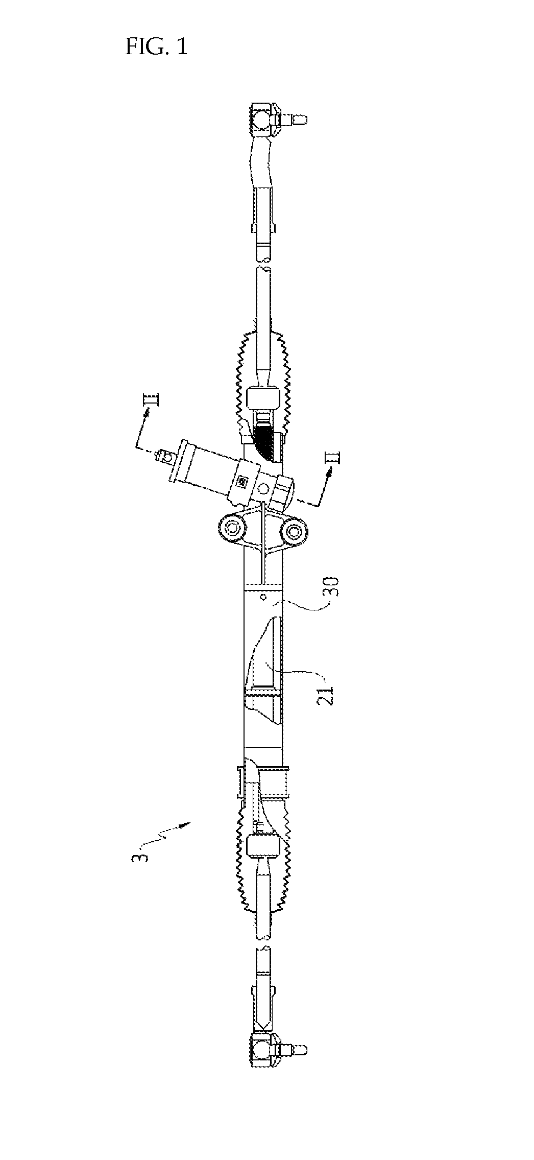 Rack bar supporting device for steering gear