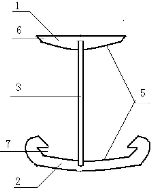 Vertical tissue clamp for endoscope