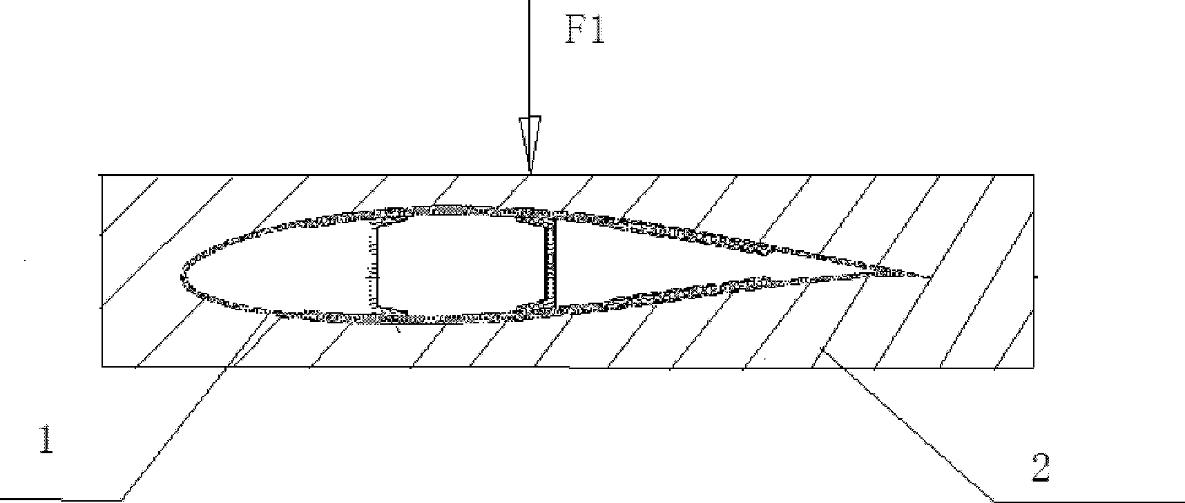 Evaluation method for fatigue damage and service life of horizontal axis wind turbine blade