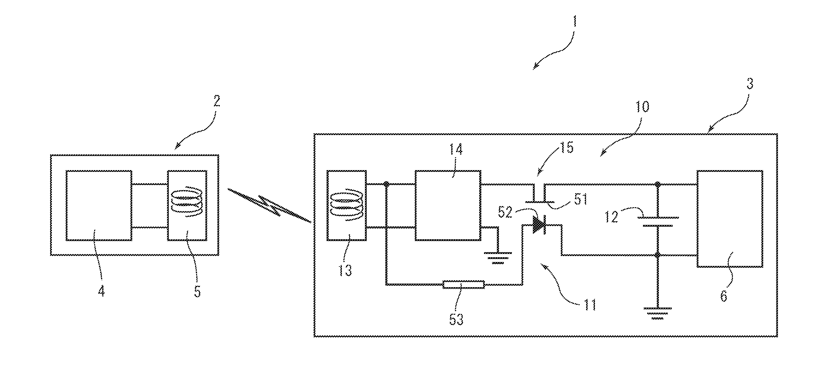 Charging unit and electrical device provided with the same