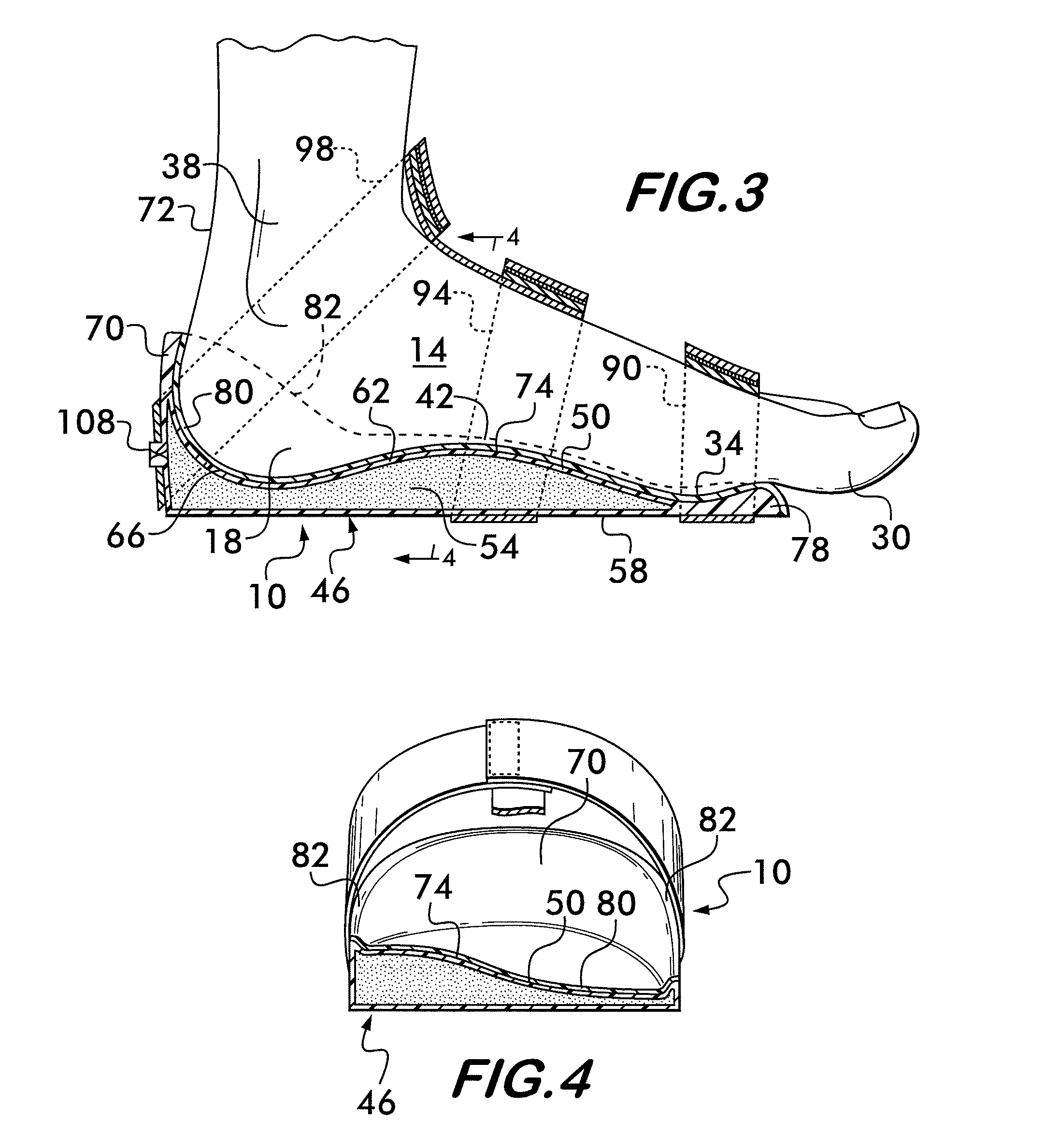 Device for applying cold therapy to feet