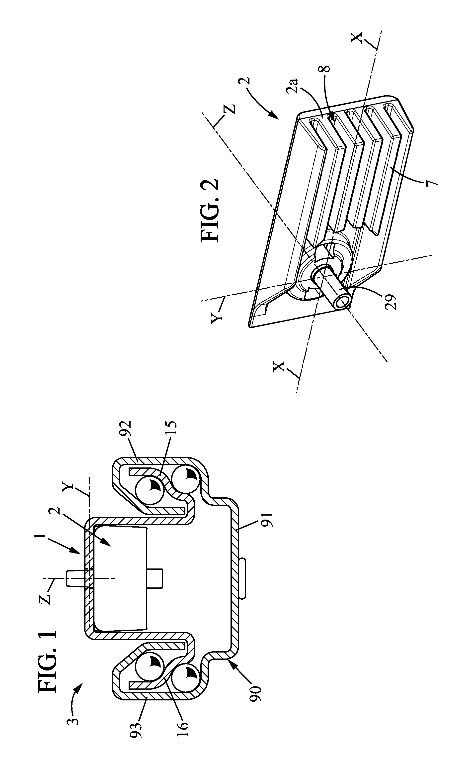 Spacer Piece and Section Piece for Slide Rail of Automotive Vehicle Seat