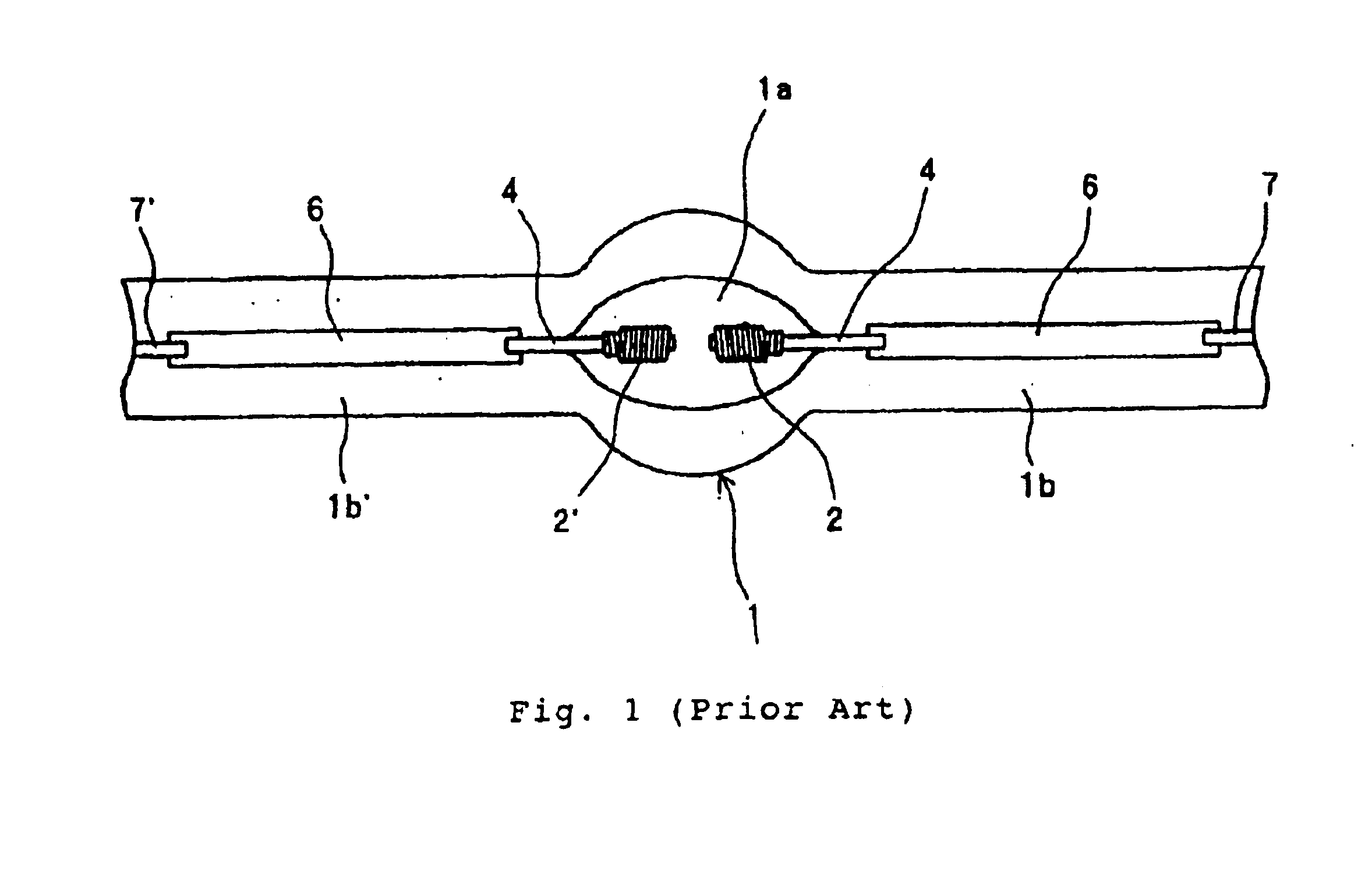 High-pressure discharge lamp and method of fabricating same