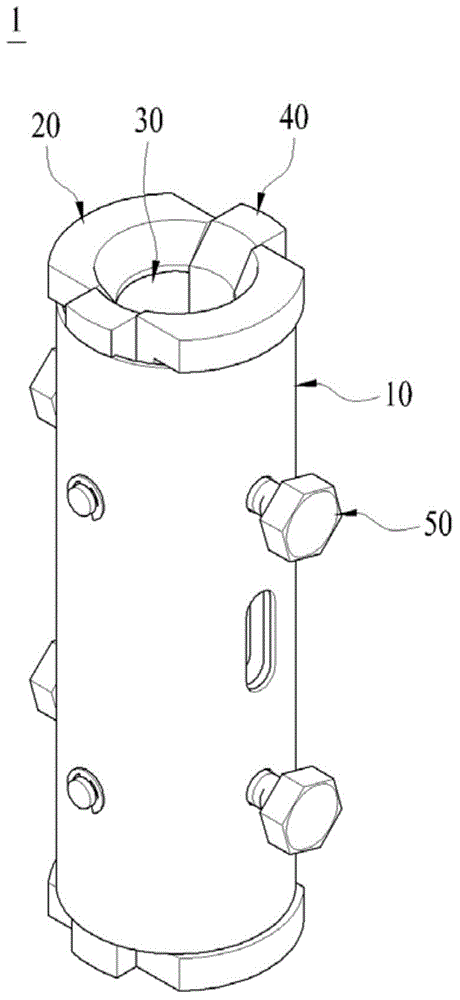 Apparatus for connecting deformed bar