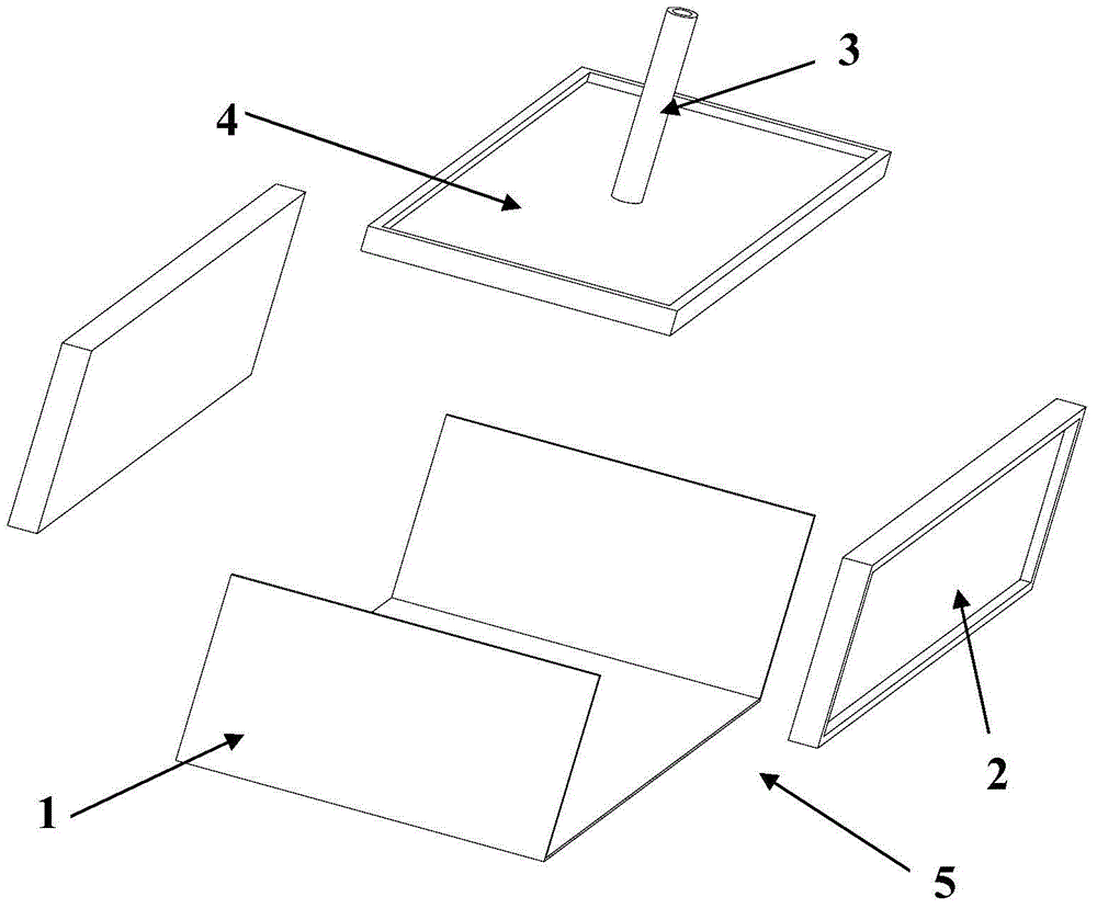 High-temperature and high-pressure preparation method of continuous carbon fiber reinforced aluminum base composite material powder