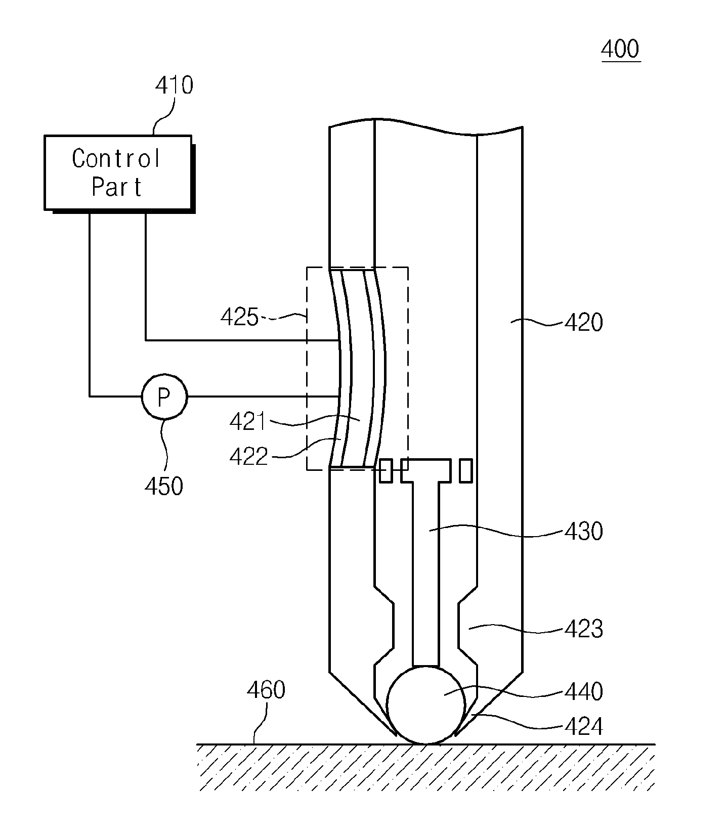 Micro ballpoint pen and printing apparatus