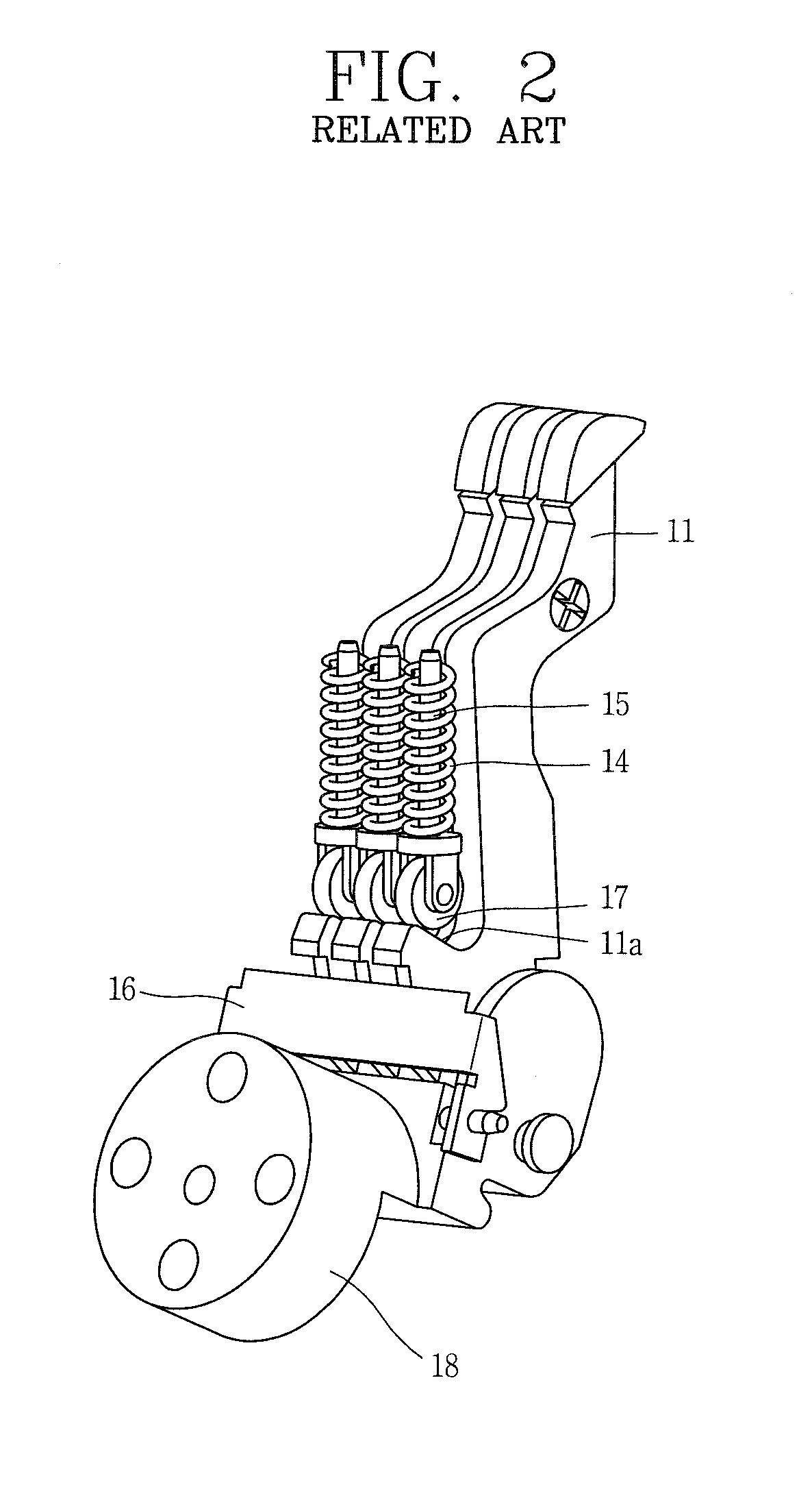 Movable contactor assembly for current limiting type molded case circuit breaker