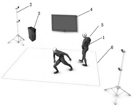 An electronic scoring system and implementation method for multiplayer confrontation projects