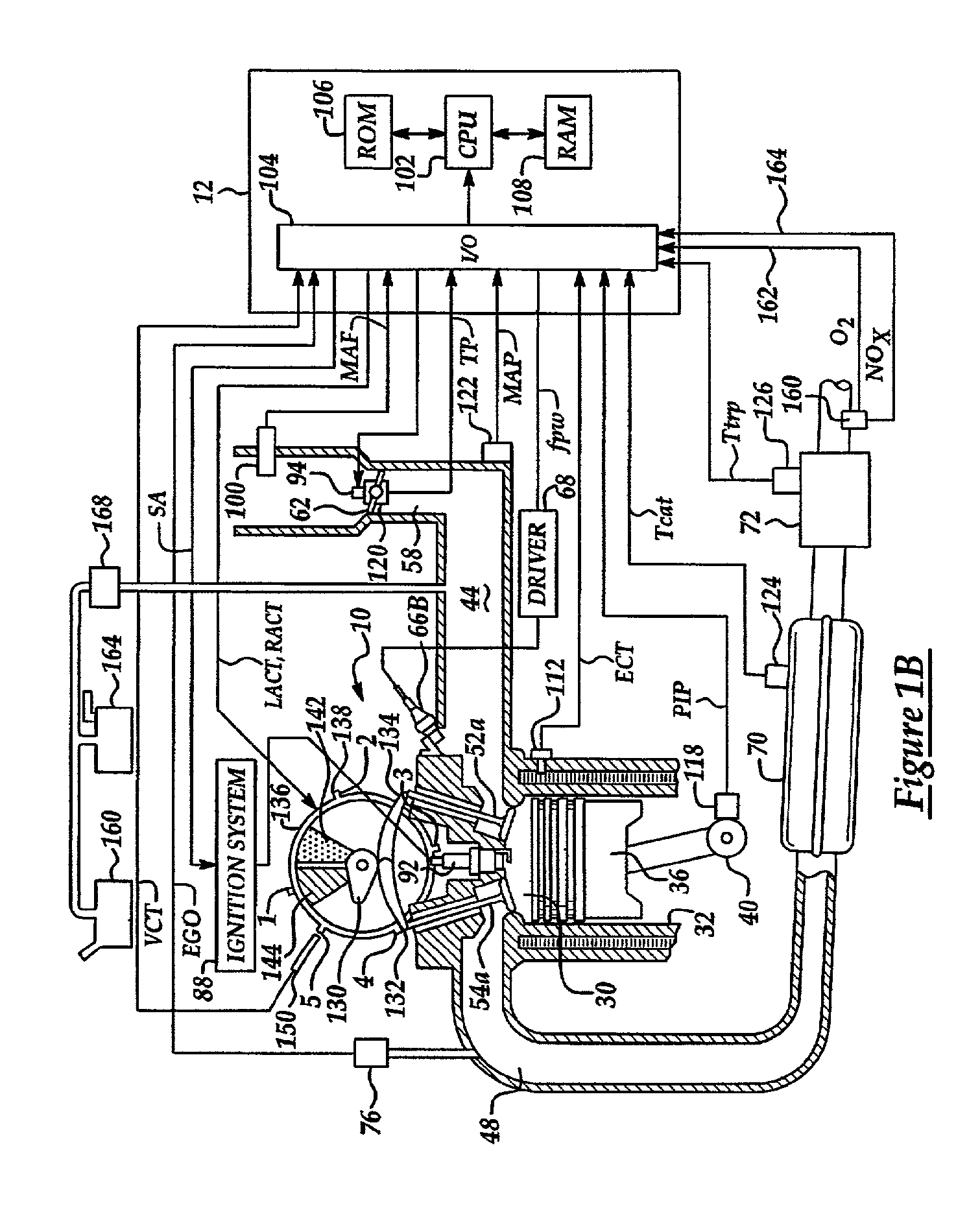 Idle speed control for lean burn engine with variable-displacement-like characteristic