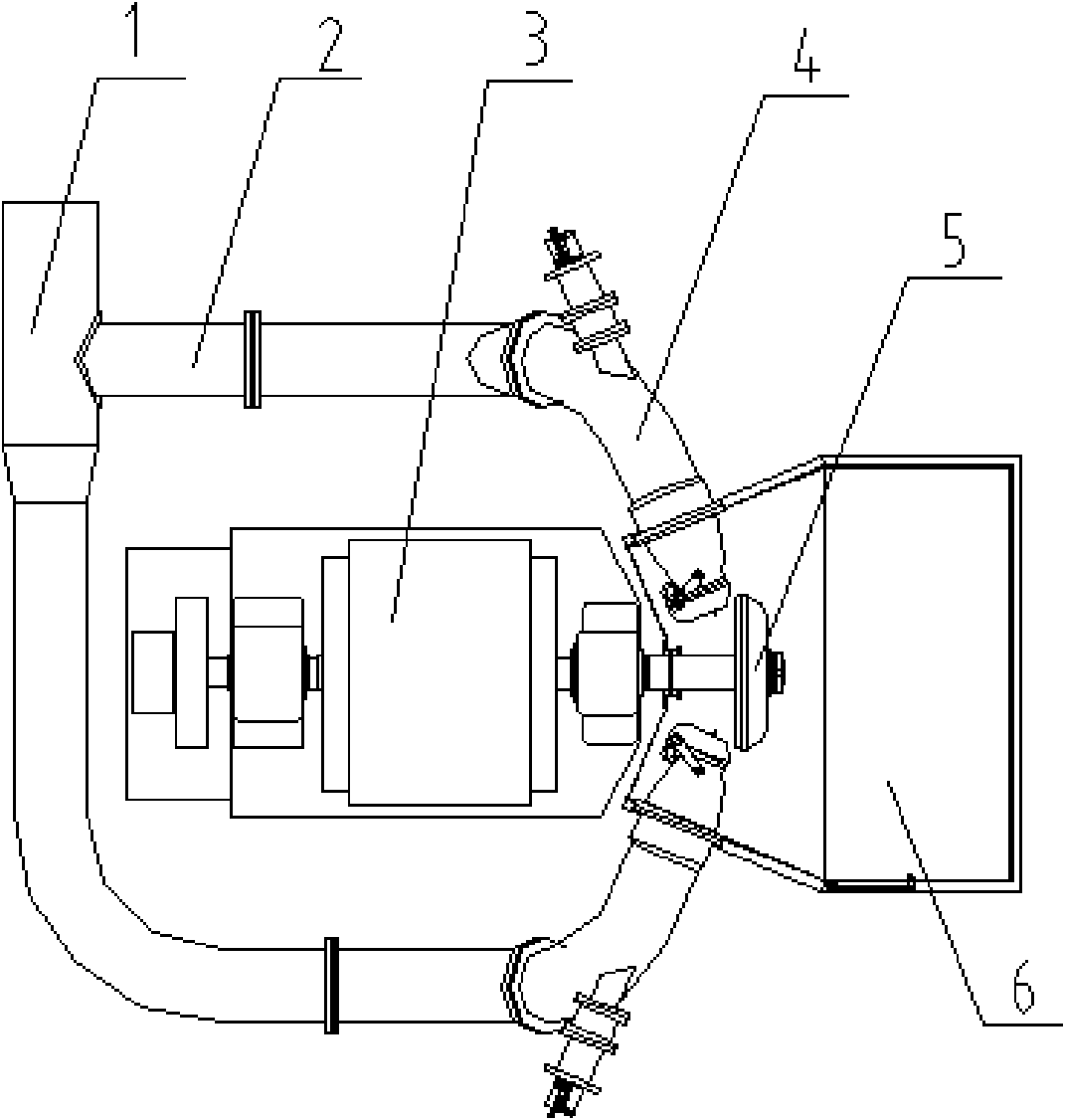 Multi-nozzle high-efficiency large capacity inclined jet turbine