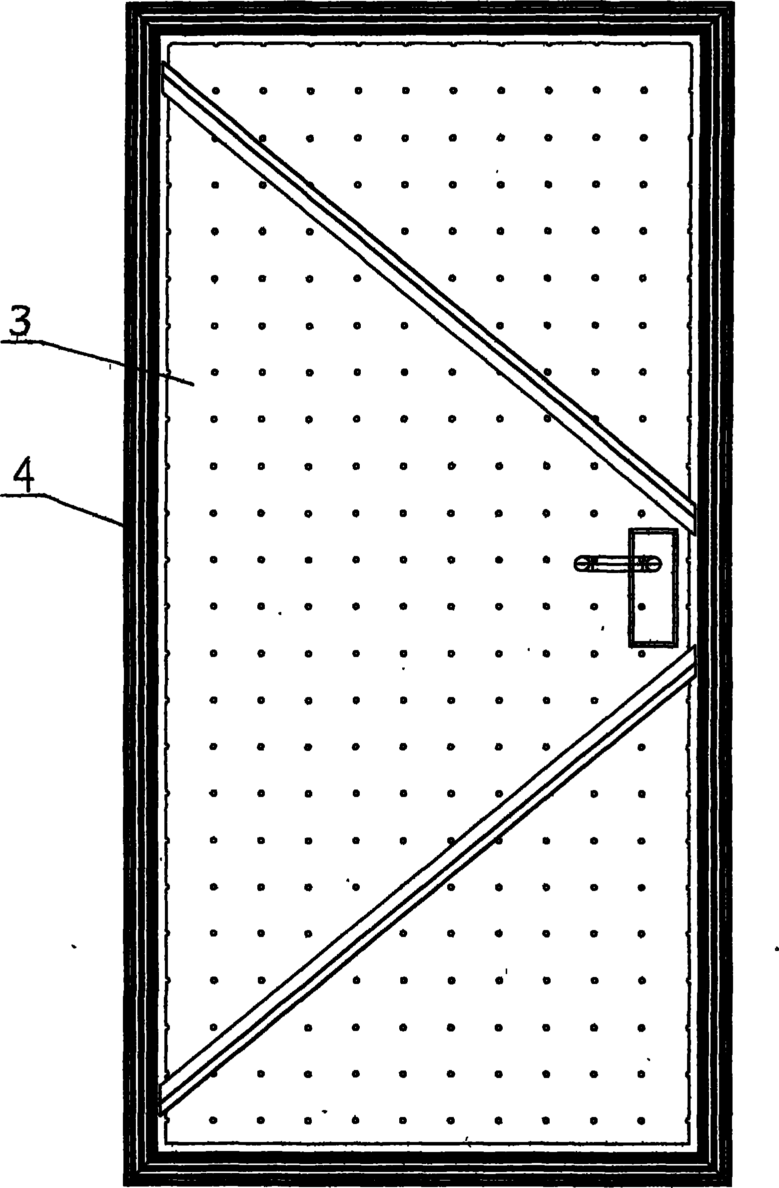 Indoor composite door