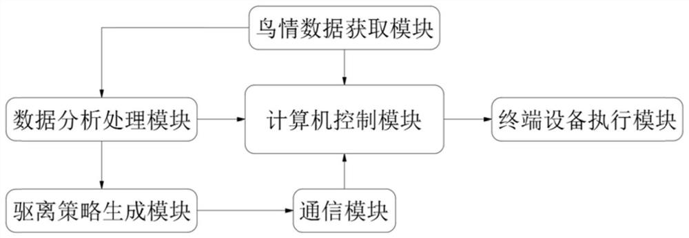 Continuous regulation control system for bird repelling in airport