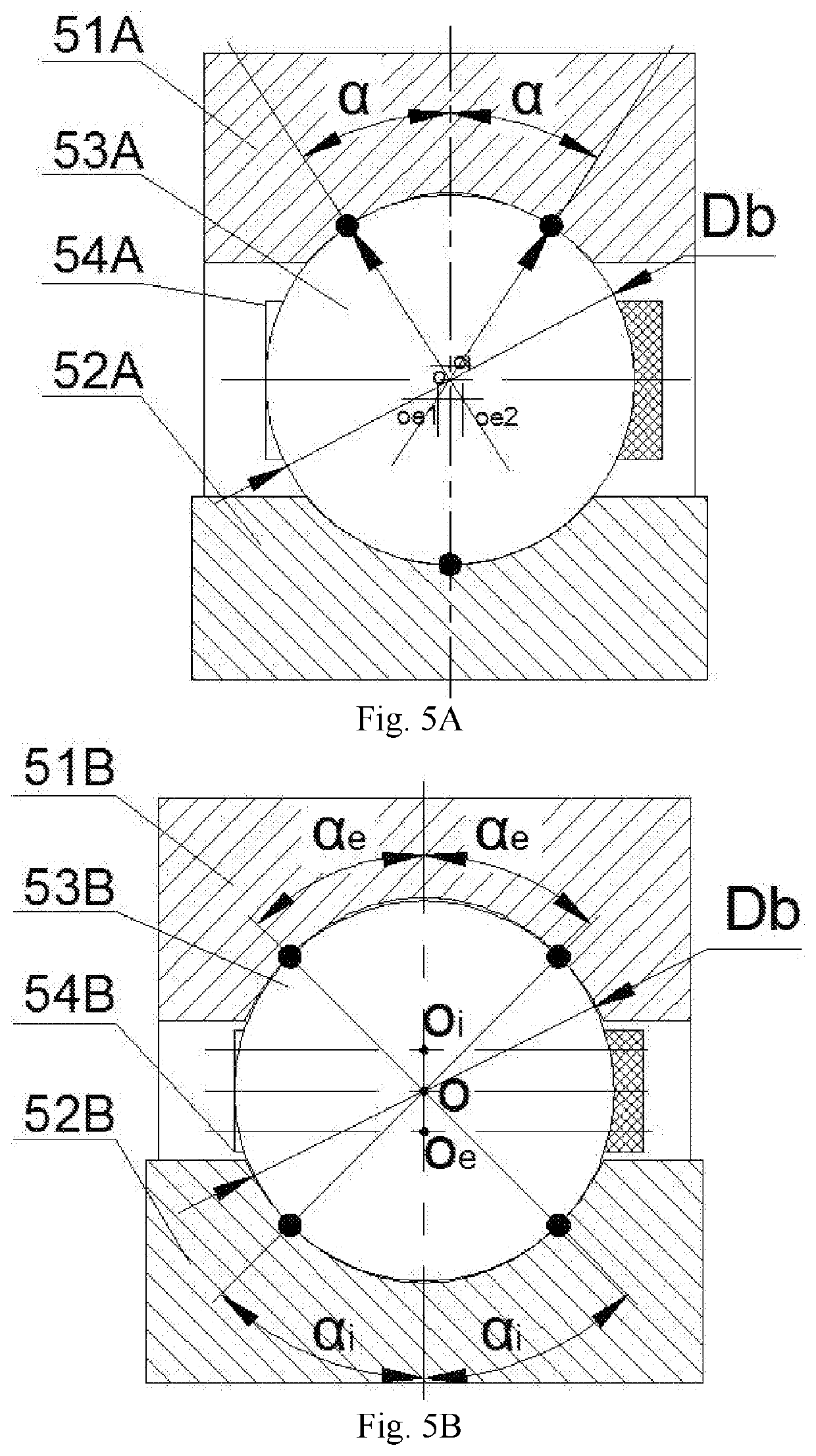 Multiple contact-point flexible bearing applicable to a harmonic drive