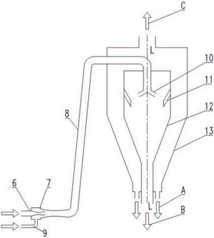 Integrated system for washing steam explosion product and separating solid, liquid and gas of steam explosion product