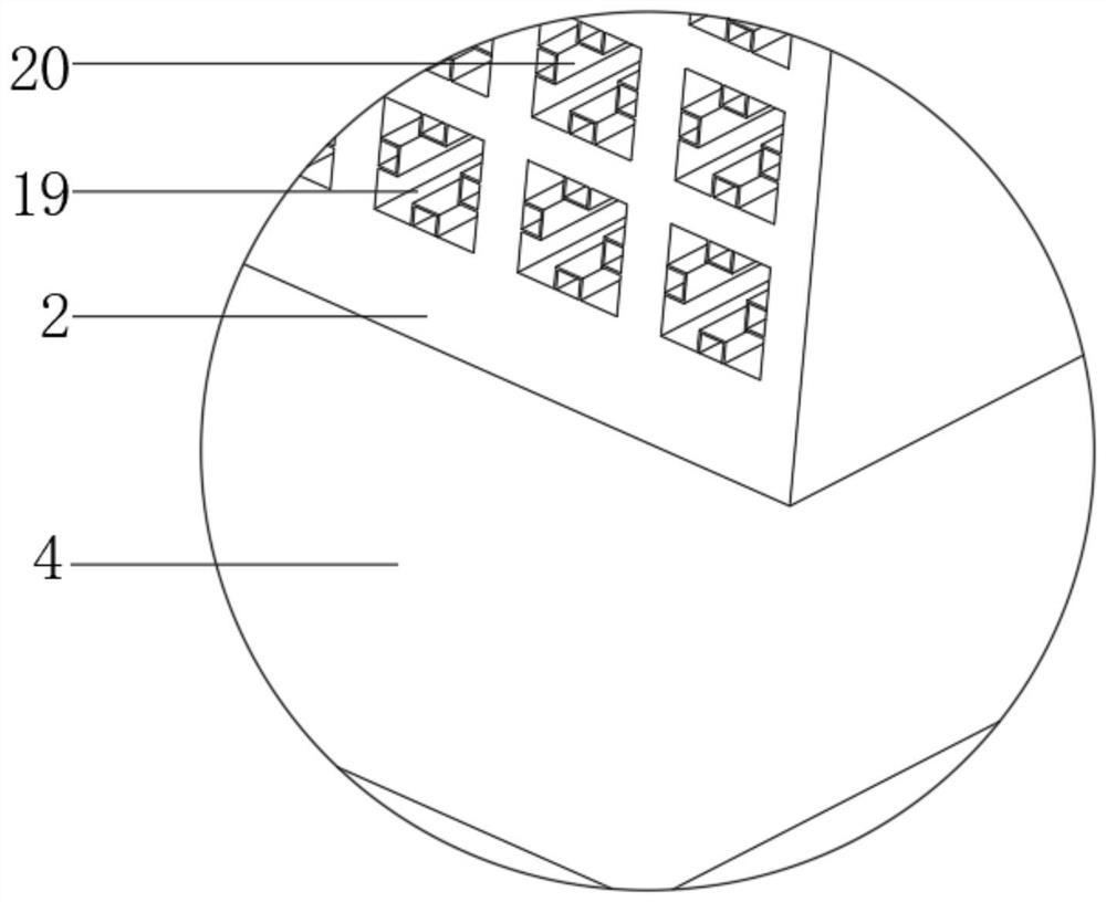 Pump body molding and cooling device for production of electromechanical equipment