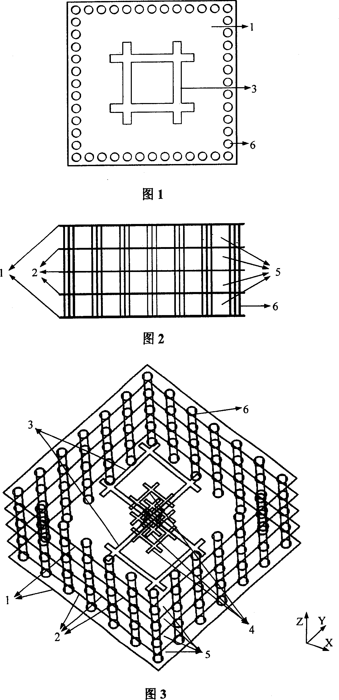 High performance frequency selective surface based on integrated waveguide multi-cavity cascade