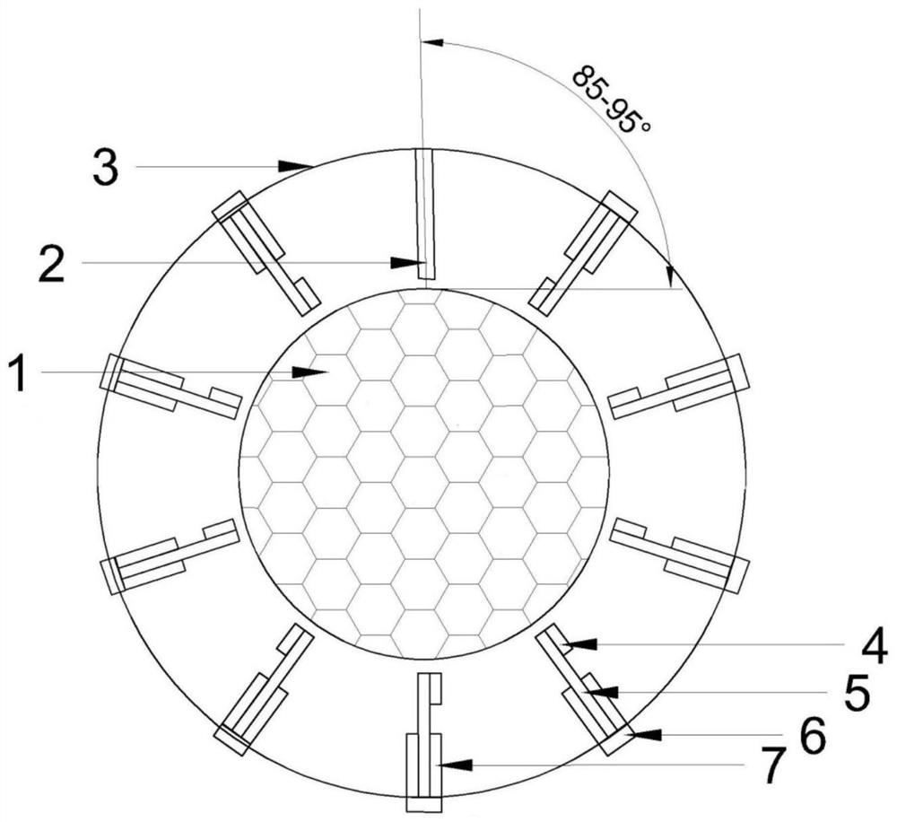 Weld joint protection cooling device and method for solving problem that titanium alloy cast ingot is prone to cracking after welding