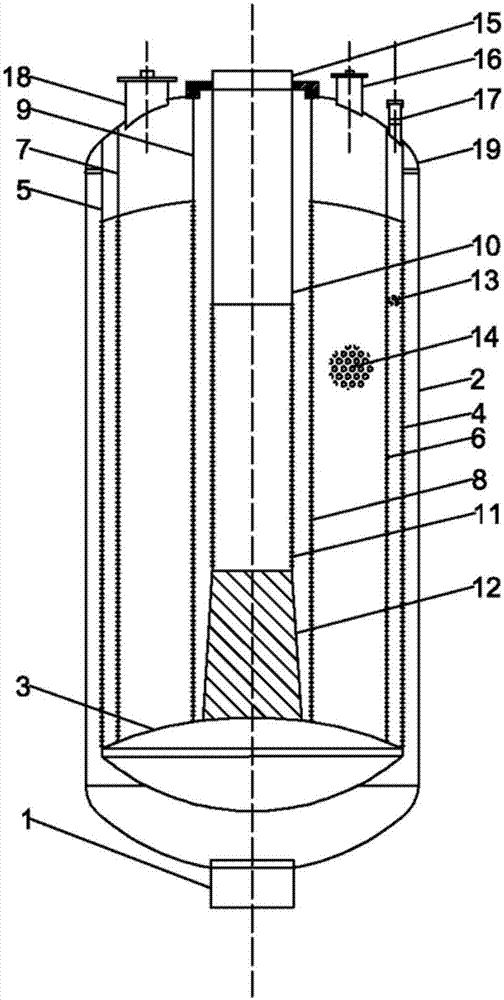 Vertical radial-flow adsorber