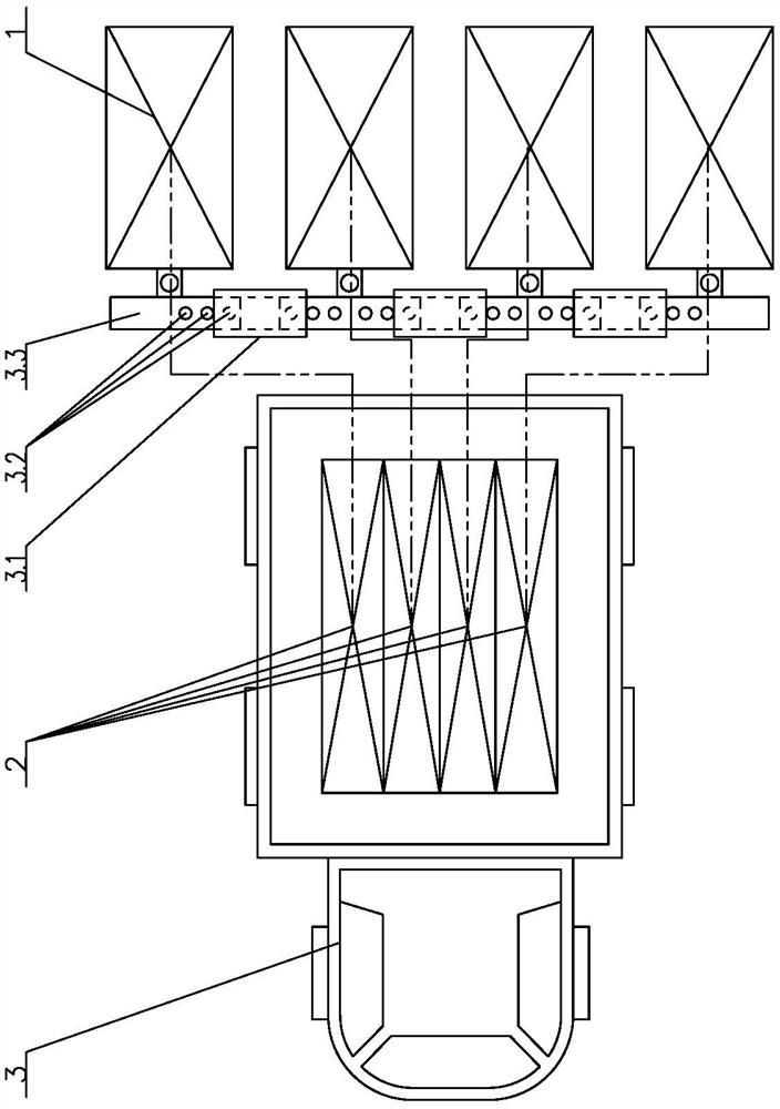 Integrated planting equipment and method for mixed seeding of silage corn and soybeans