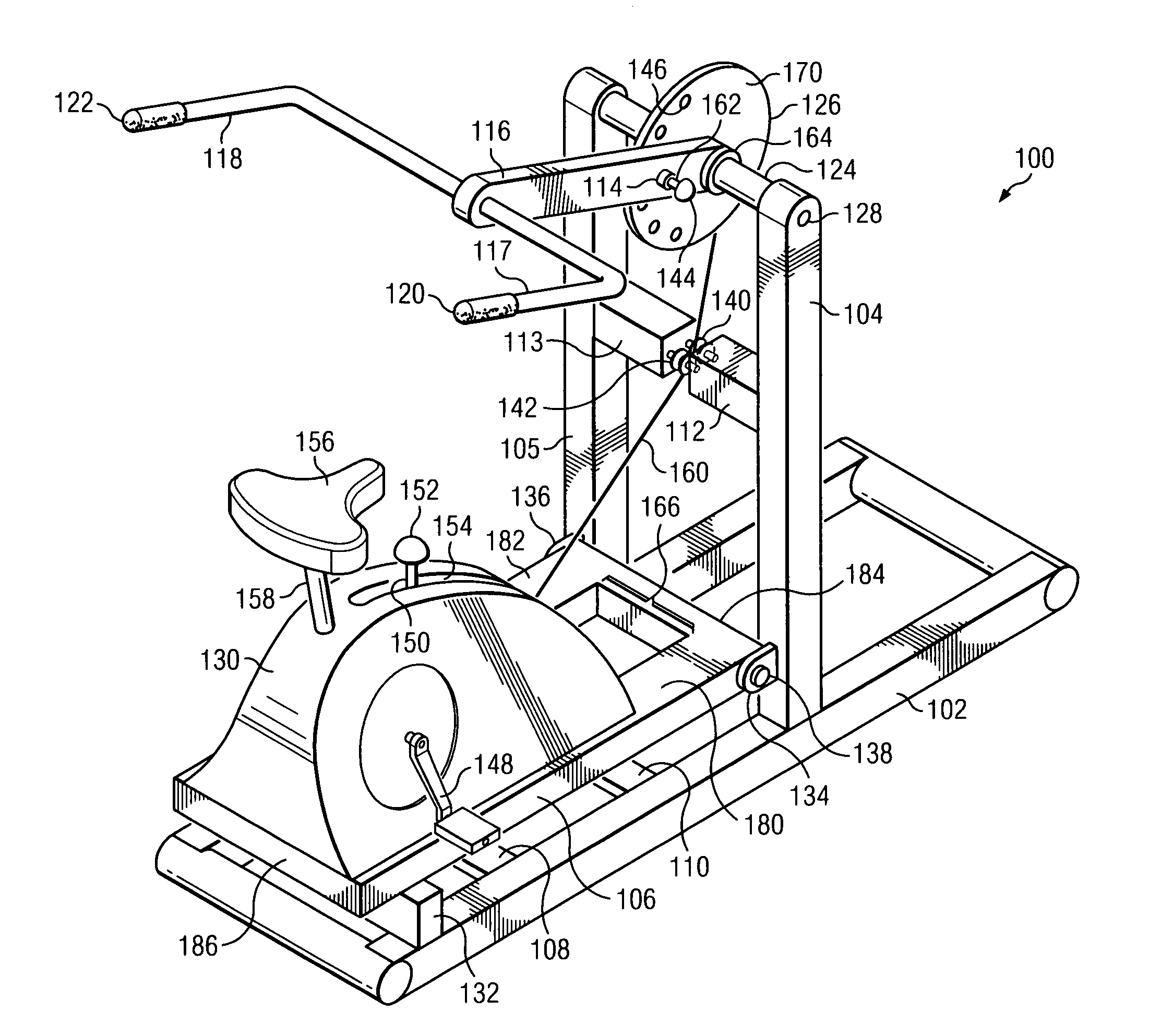 Multimotion exercise apparatus and method
