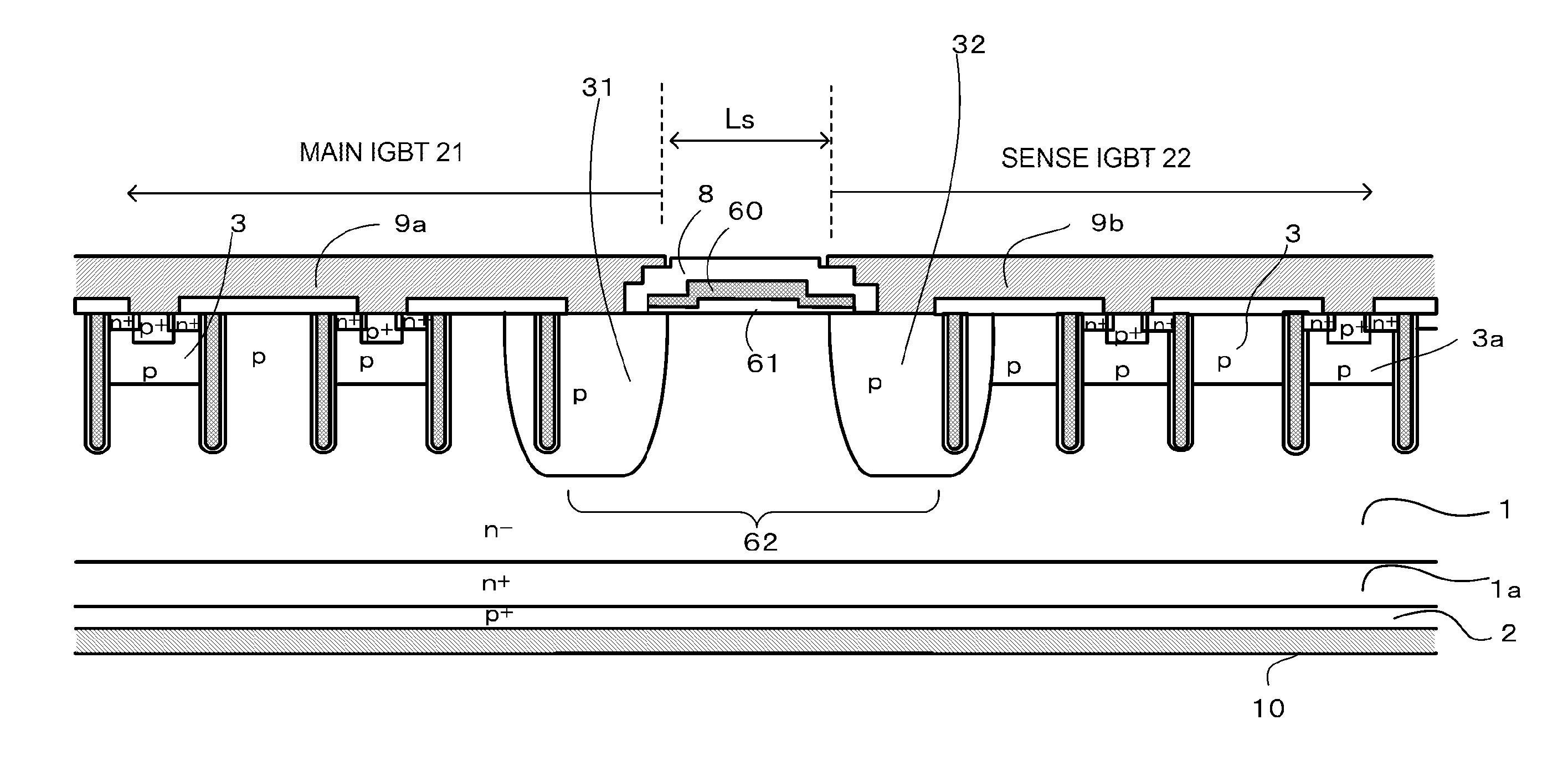 Trench mos semiconductor device