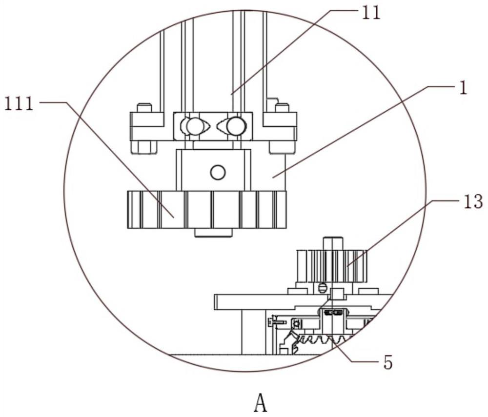 Pushing device for tea processing and use method