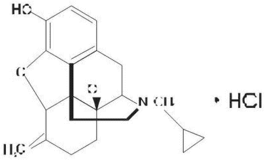 Nalmefene hydrochloride compound and preparation method thereof