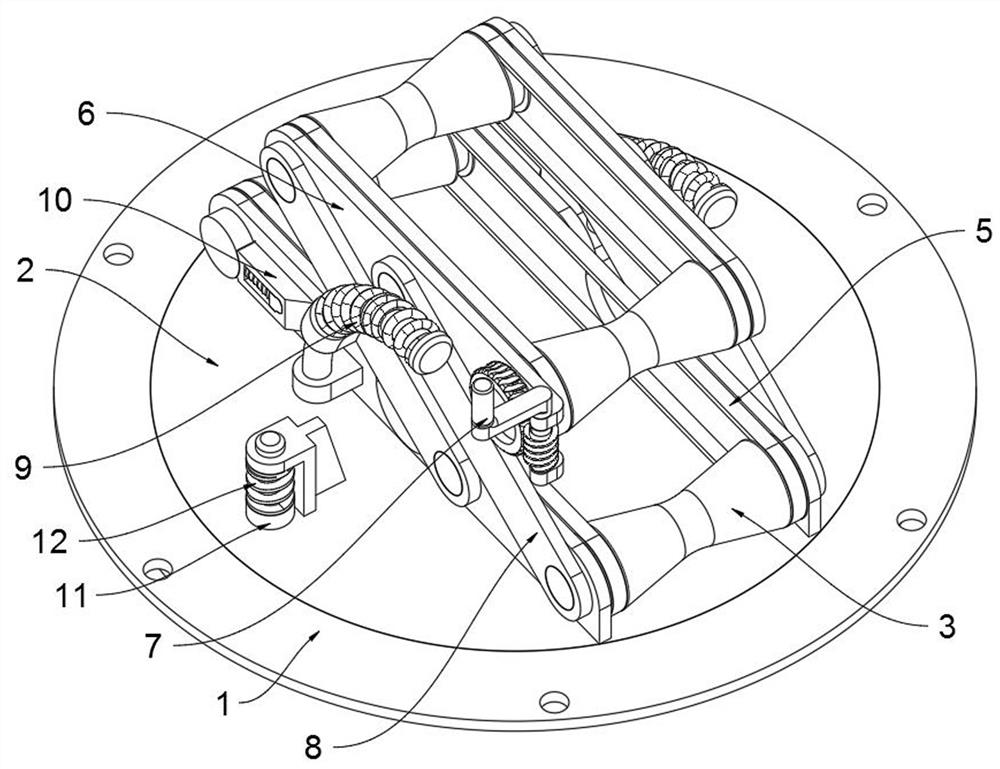 High-precision adjusting and limiting mechanism for core rod cutting machining