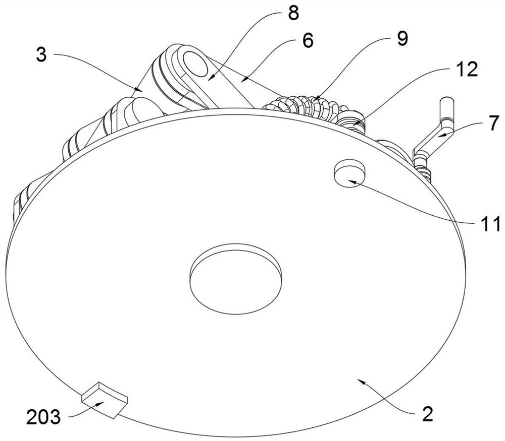 High-precision adjusting and limiting mechanism for core rod cutting machining