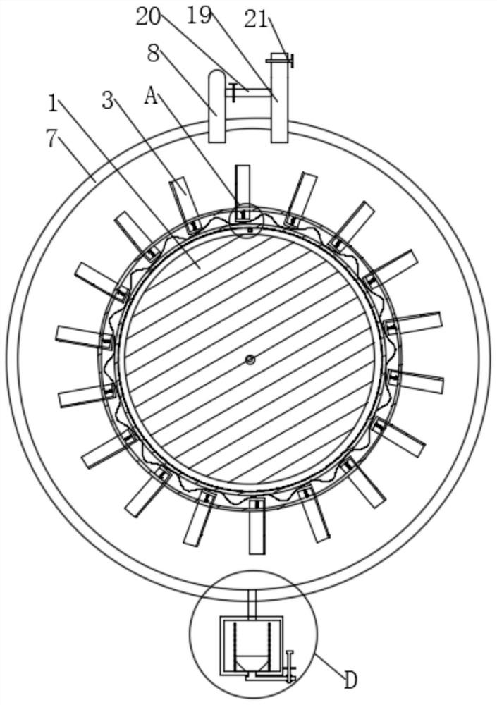 Turbine impeller structure stress fault diagnosis system