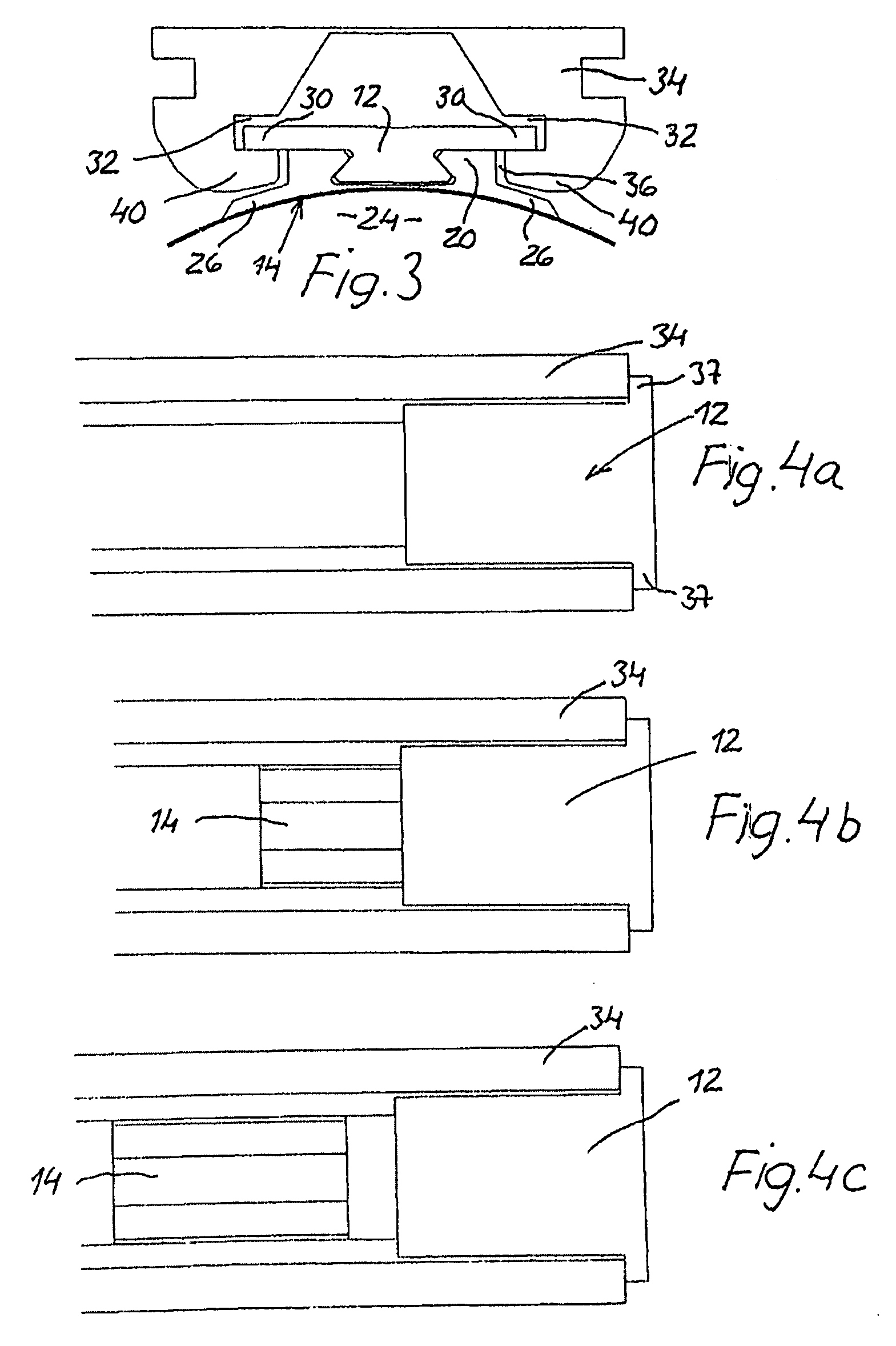 Missile launching system, and a hanger member for suspending the missile in a launch rail