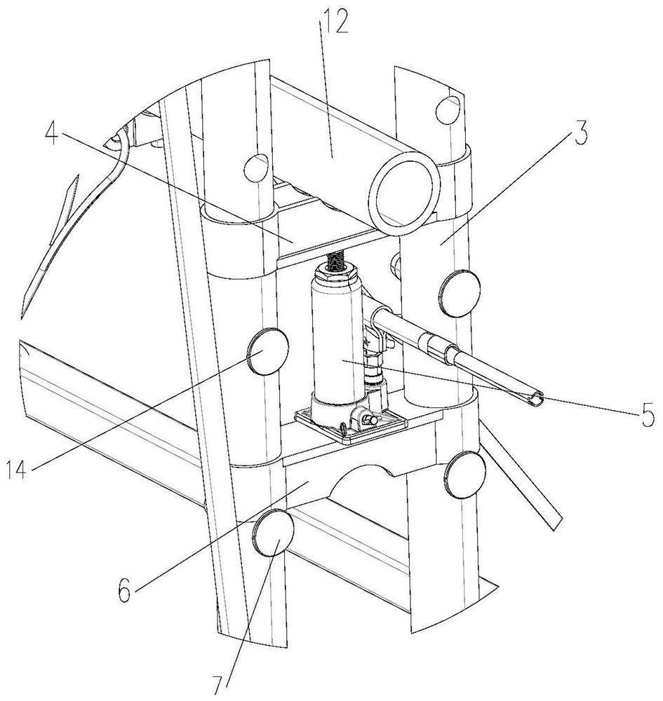 Equipment overturn device