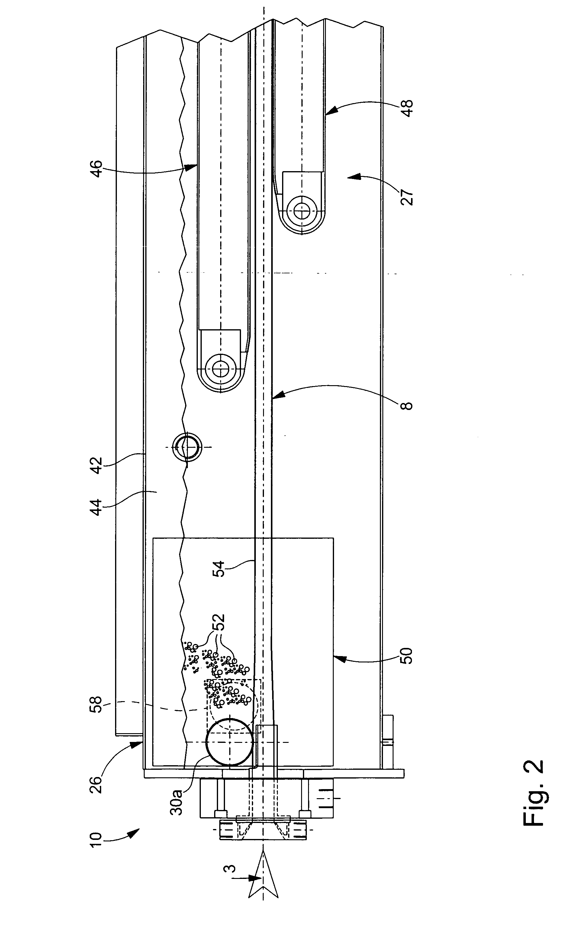 Pipe manufacturing installation and associated defect detection method
