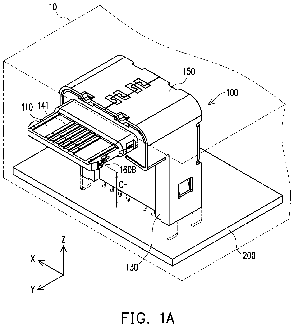 Electrical connector of charging device