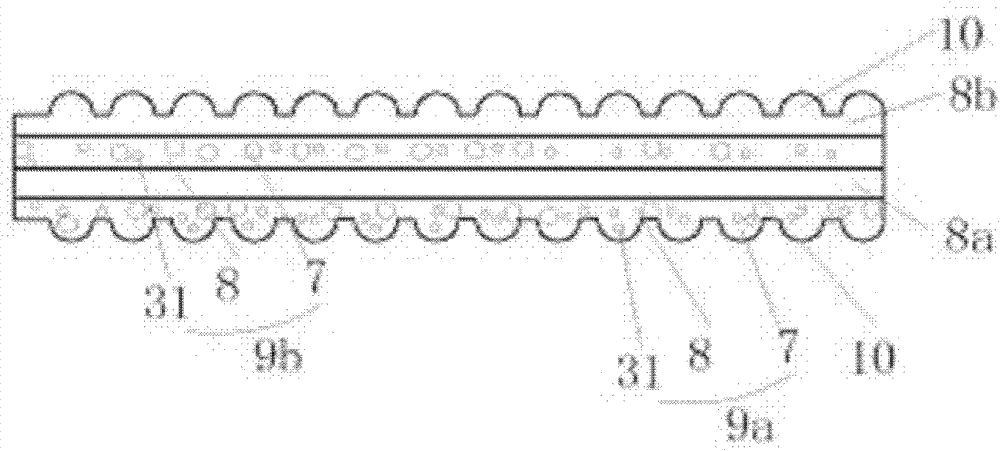Multi-layer variable combined diffusion plate