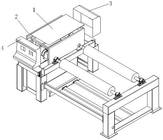 Protective guard device for jig dyeing machine