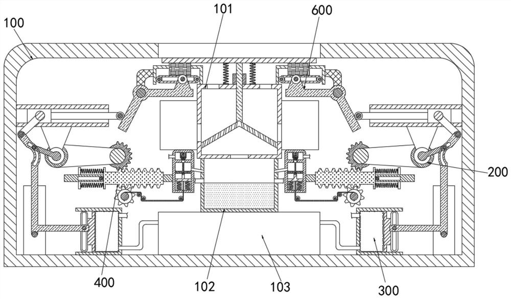 Environment-friendly sewage treatment device for solving sewage discharge blockage