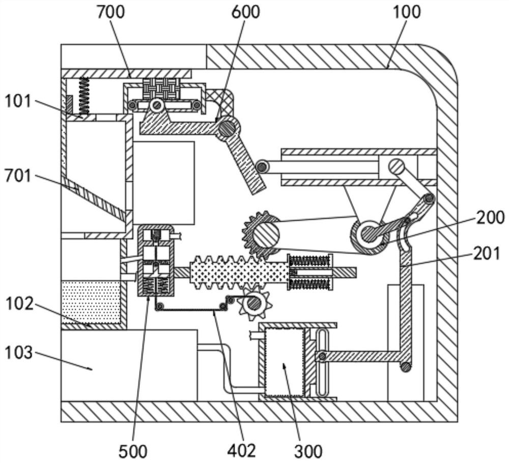 Environment-friendly sewage treatment device for solving sewage discharge blockage